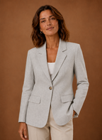 Victoire – Blazer Cintré Femme Un Bouton
