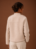 Suzanne – Veste Courte Boutonnée Femme