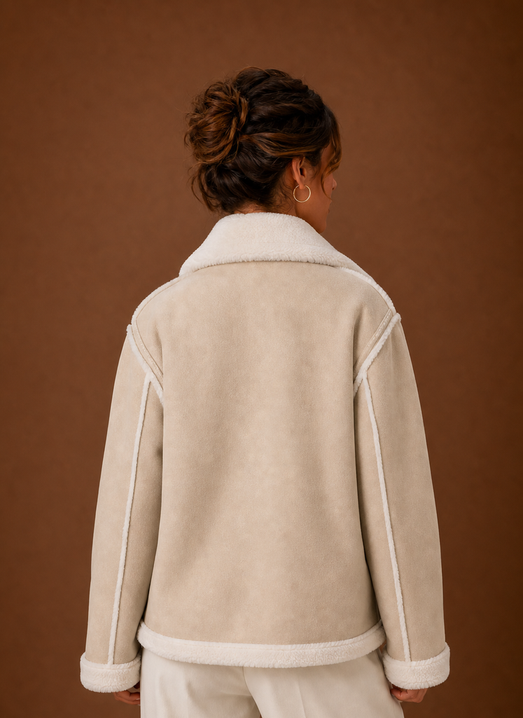 Amelia – Blouson Aviateur Femme Col Signature
