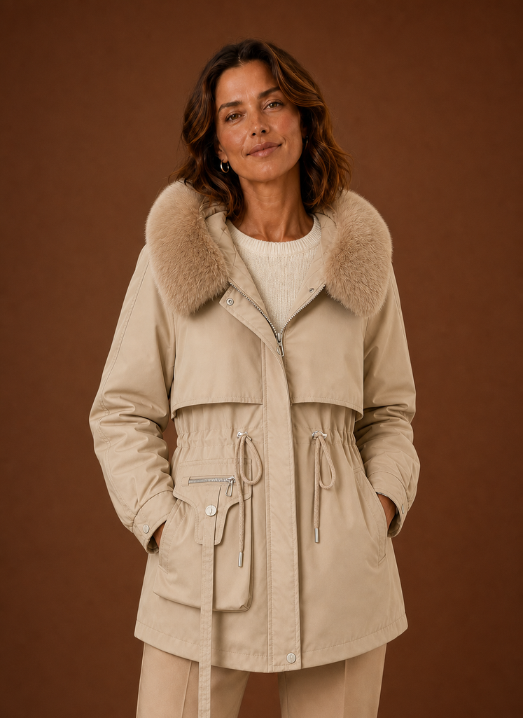 Yukon – Parka à Capuche Fausse Fourrure Femme