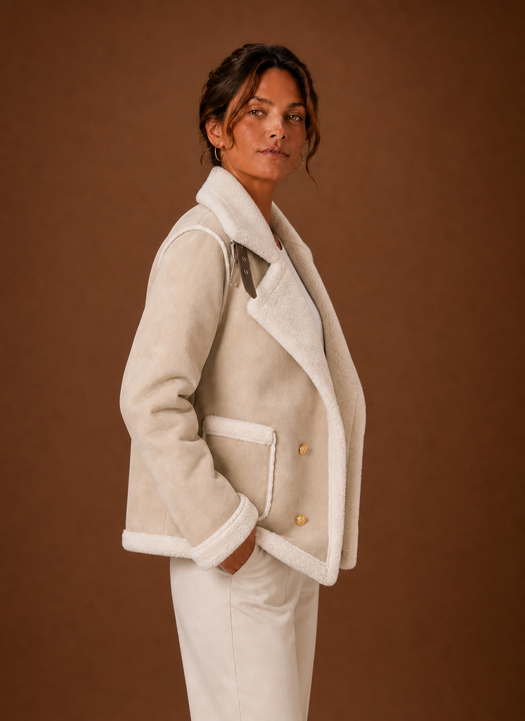 Amelia – Blouson Aviateur Femme Col Signature