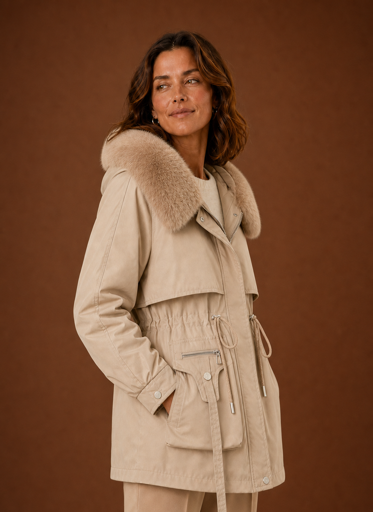 Yukon – Parka à Capuche Fausse Fourrure Femme