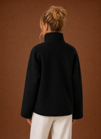 Margaux – Veste Col Cheminée Femme Coupe Ajustée