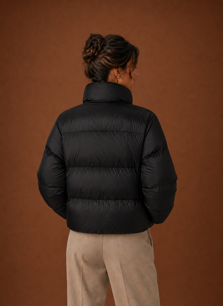 Praline – Doudoune Matelassée Femme Coupe Ajustée