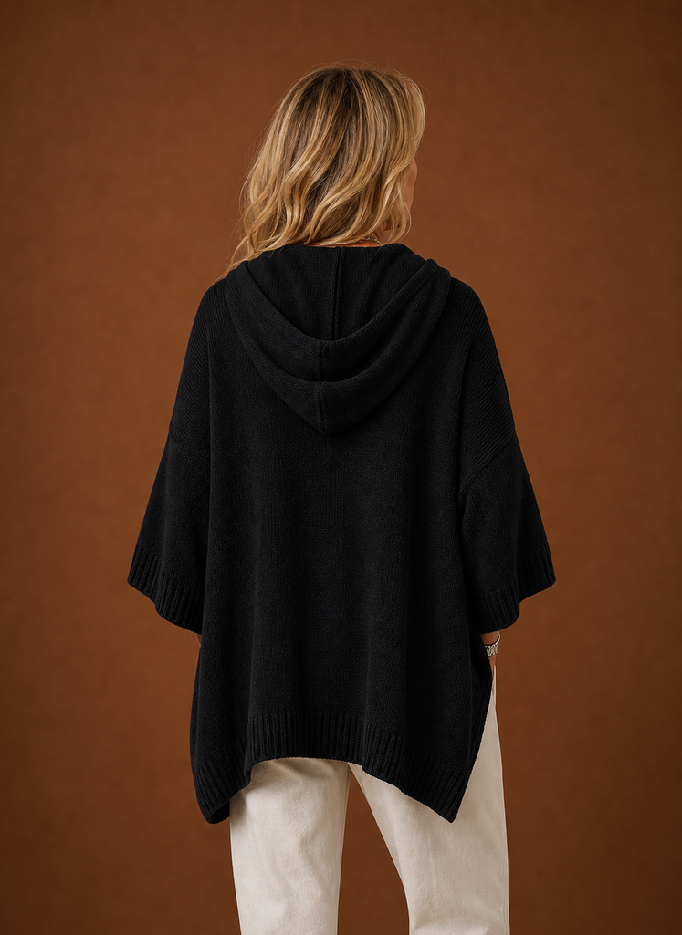 Dimanche – Sweat à Capuche Oversize Femme