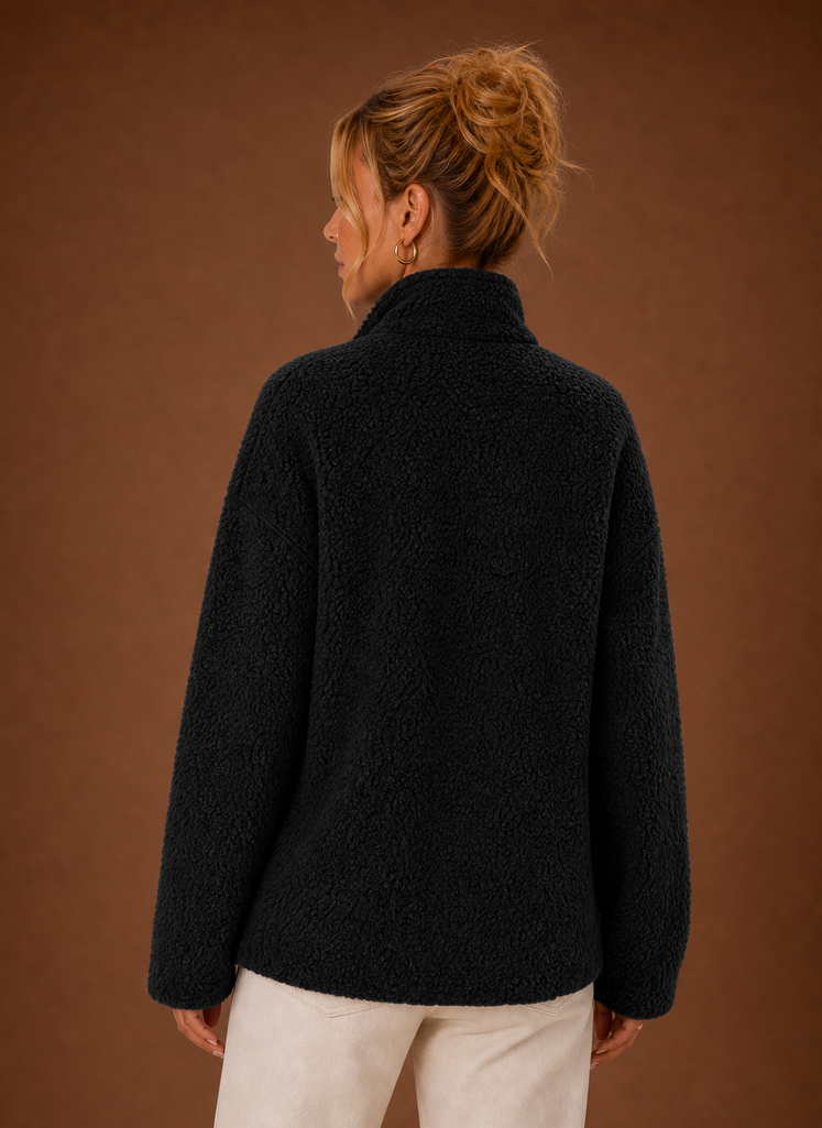 Câline – Veste Sherpa Zippée Femme