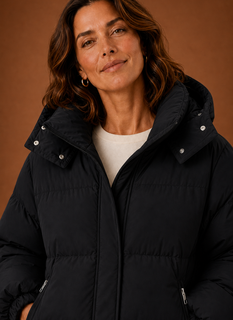 Cachemire – Doudoune Oversize Chaude Femme