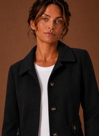 Odette – Trench Mi-Long Boutonné Femme
