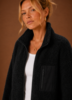 Câline – Veste Sherpa Zippée Femme