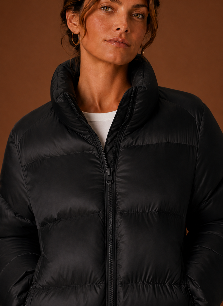 Praline – Doudoune Matelassée Femme Coupe Ajustée