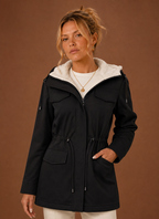 Laponie – Parka Longue à Capuche Femme Doublée Polaire