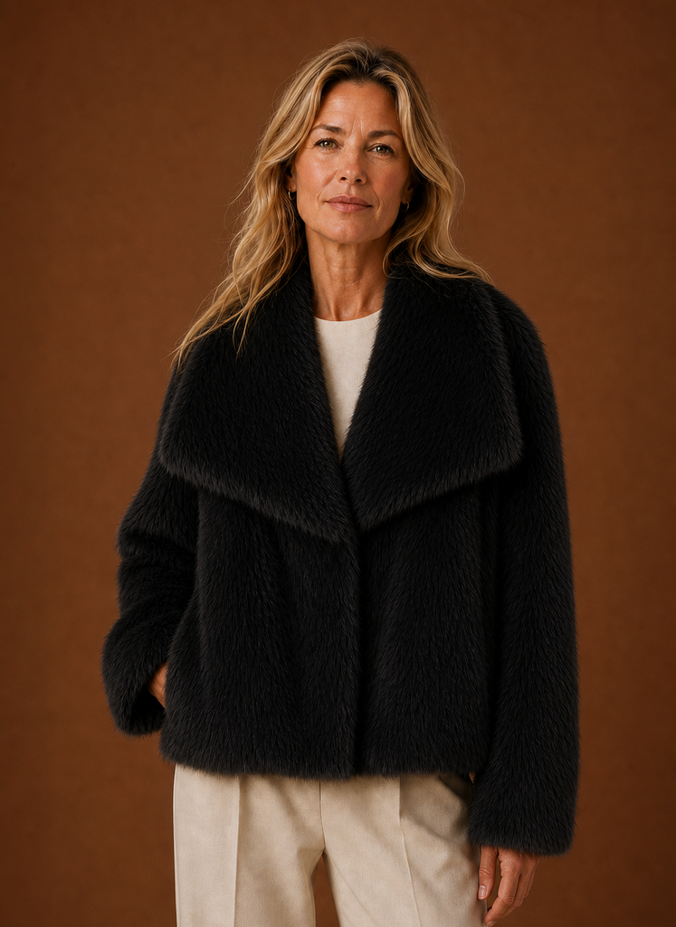 Zibeline – Manteau Fausse Fourrure Femme Hiver