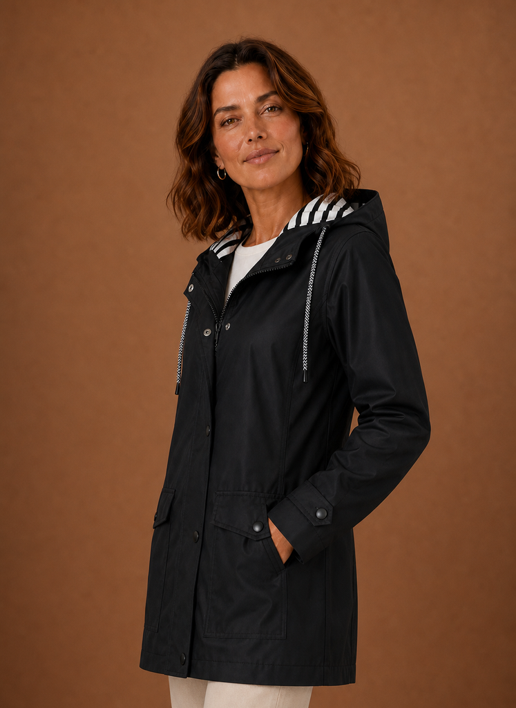 Garance – Trench à Capuche Femme Automne-Hiver