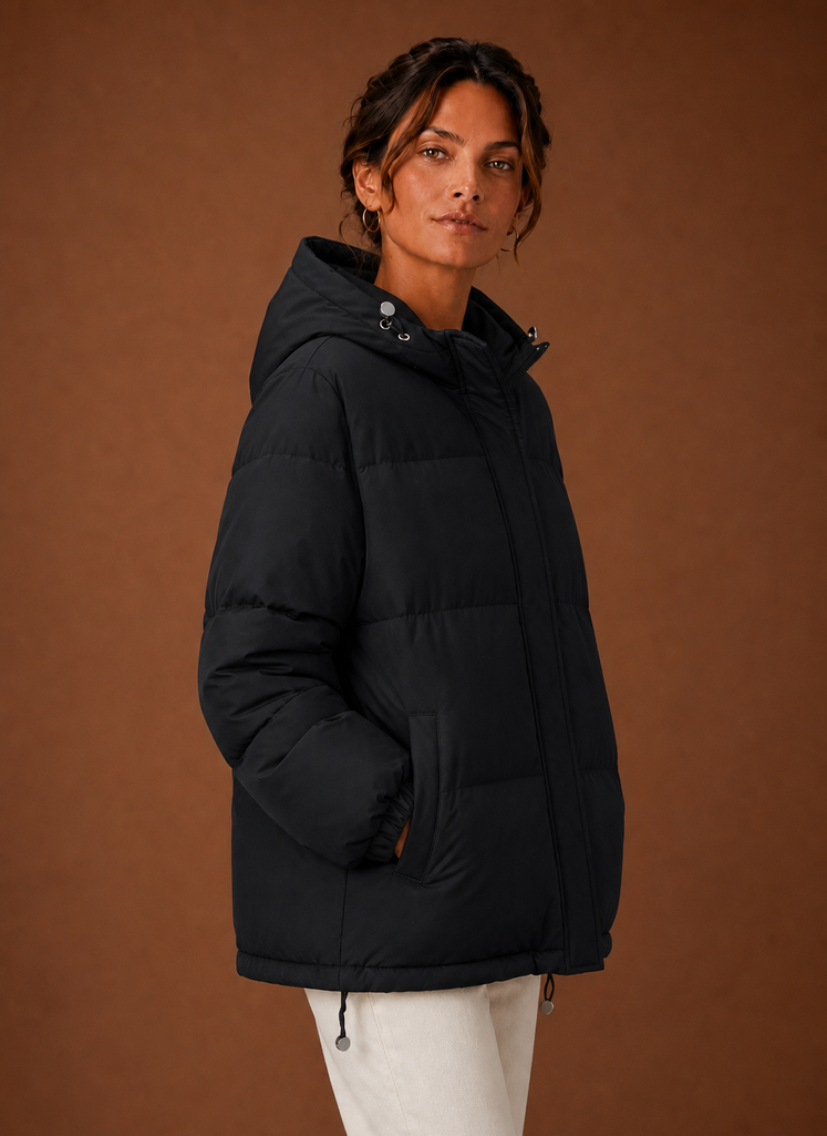 Aurore – Doudoune à Capuche Femme Manteau d'Hiver