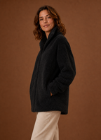 Anouk – Veste Polaire Sherpa Zippée Femme