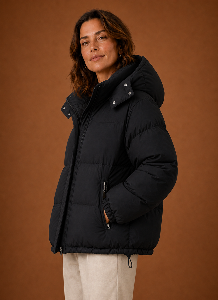 Cachemire – Doudoune Oversize Chaude Femme