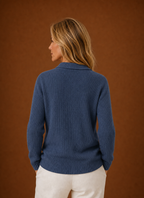 Pétale – Gilet Boutonné Femme en Maille
