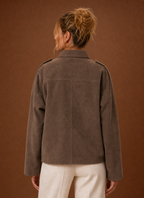 Romane – Veste Oversize Effet Daim Femme