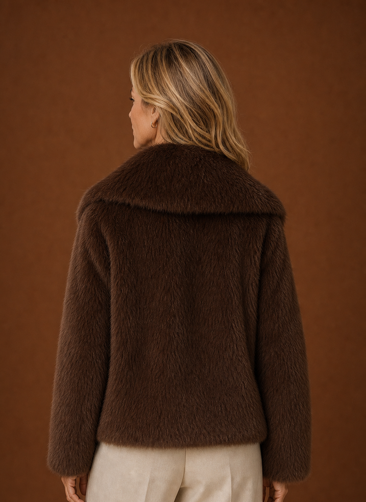 Zibeline – Manteau Fausse Fourrure Femme Hiver