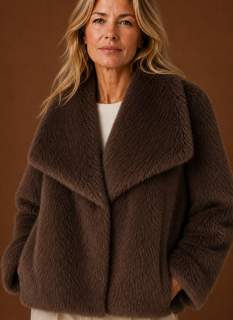 Zibeline – Manteau Fausse Fourrure Femme Hiver