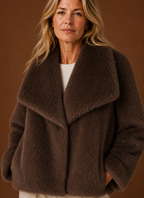 Zibeline – Manteau Fausse Fourrure Femme Hiver