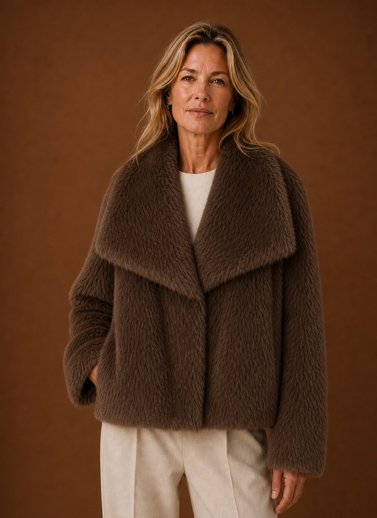 Zibeline – Manteau Fausse Fourrure Femme Hiver