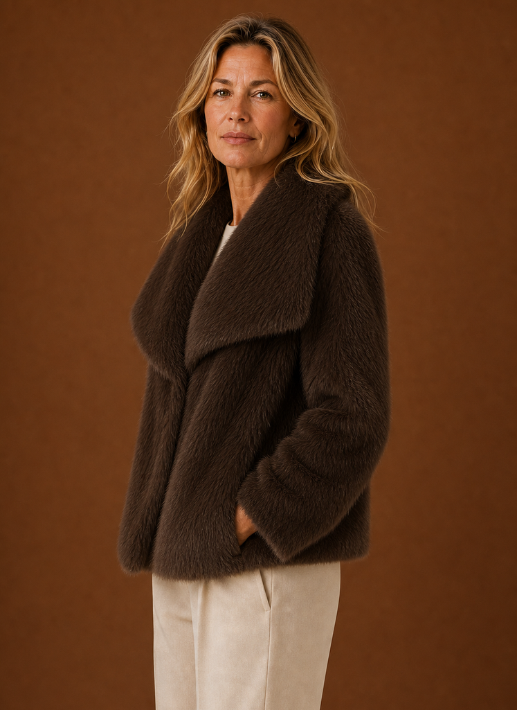 Zibeline – Manteau Fausse Fourrure Femme Hiver