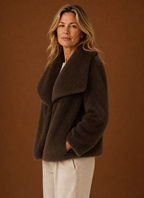 Zibeline – Manteau Fausse Fourrure Femme Hiver