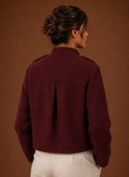 Suzanne – Veste Courte Boutonnée Femme