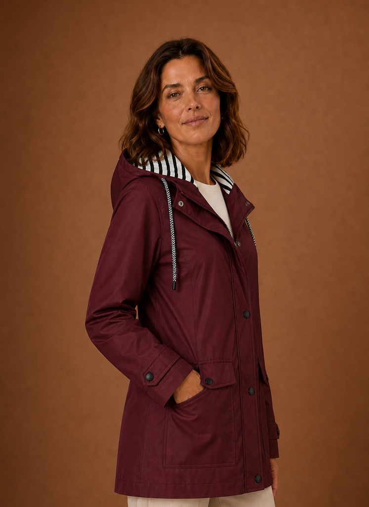 Garance – Trench à Capuche Femme Automne-Hiver