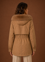 Yukon – Parka à Capuche Fausse Fourrure Femme