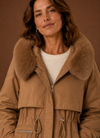 Yukon – Parka à Capuche Fausse Fourrure Femme