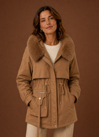 Yukon – Parka à Capuche Fausse Fourrure Femme