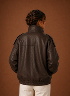 Inès – Veste Col Montant Femme