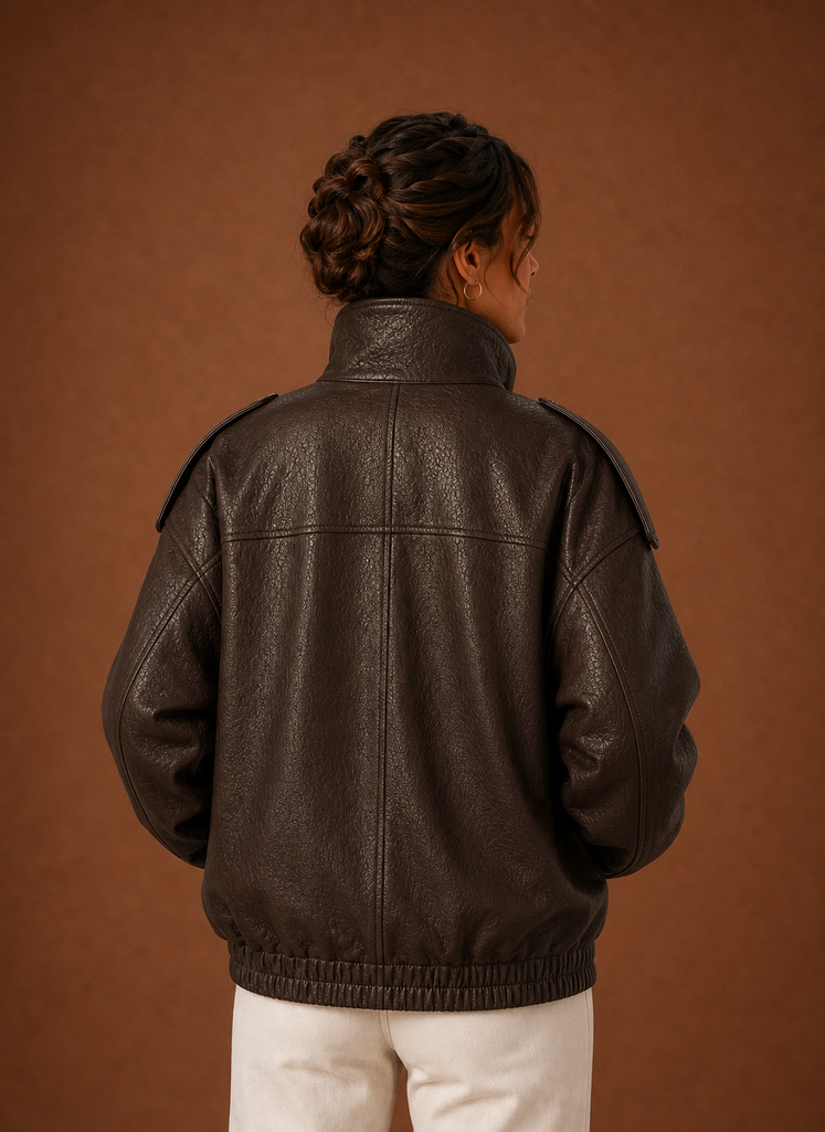 Inès – Veste Col Montant Femme
