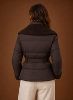 Solène – Doudoune Ceinturée Femme Taille Marquée