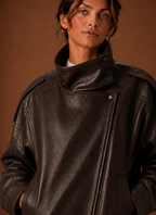 Inès – Veste Col Montant Femme