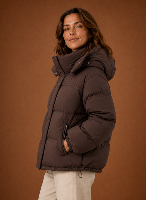 Cachemire – Doudoune Oversize Chaude Femme