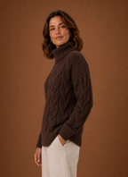 Margot – Pull Maille Torsadée Femme