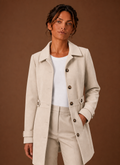 Odette – Trench Mi-Long Boutonné Femme