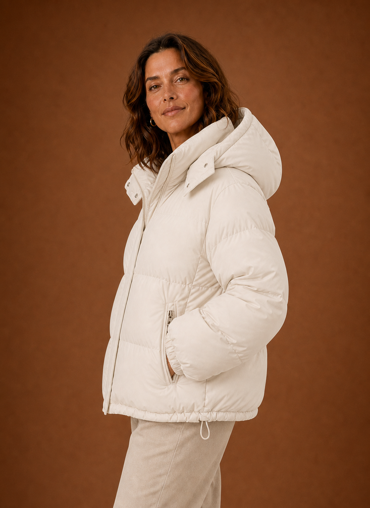 Cachemire – Doudoune Oversize Chaude Femme