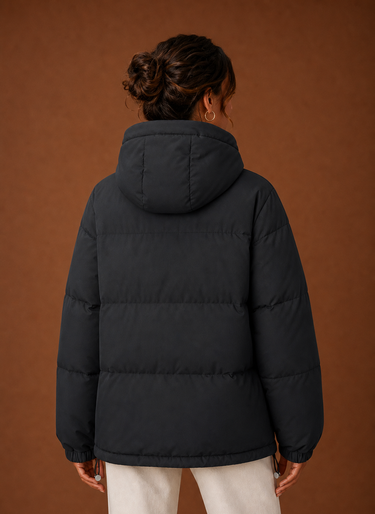 Aurore – Doudoune à Capuche Femme Manteau d'Hiver
