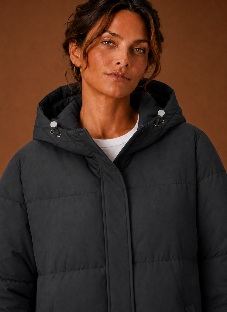 Aurore – Doudoune à Capuche Femme Manteau d'Hiver