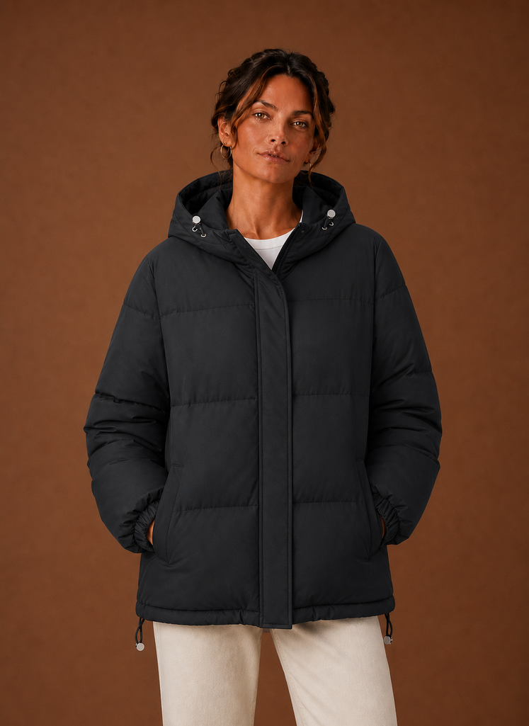 Aurore – Doudoune à Capuche Femme Manteau d'Hiver