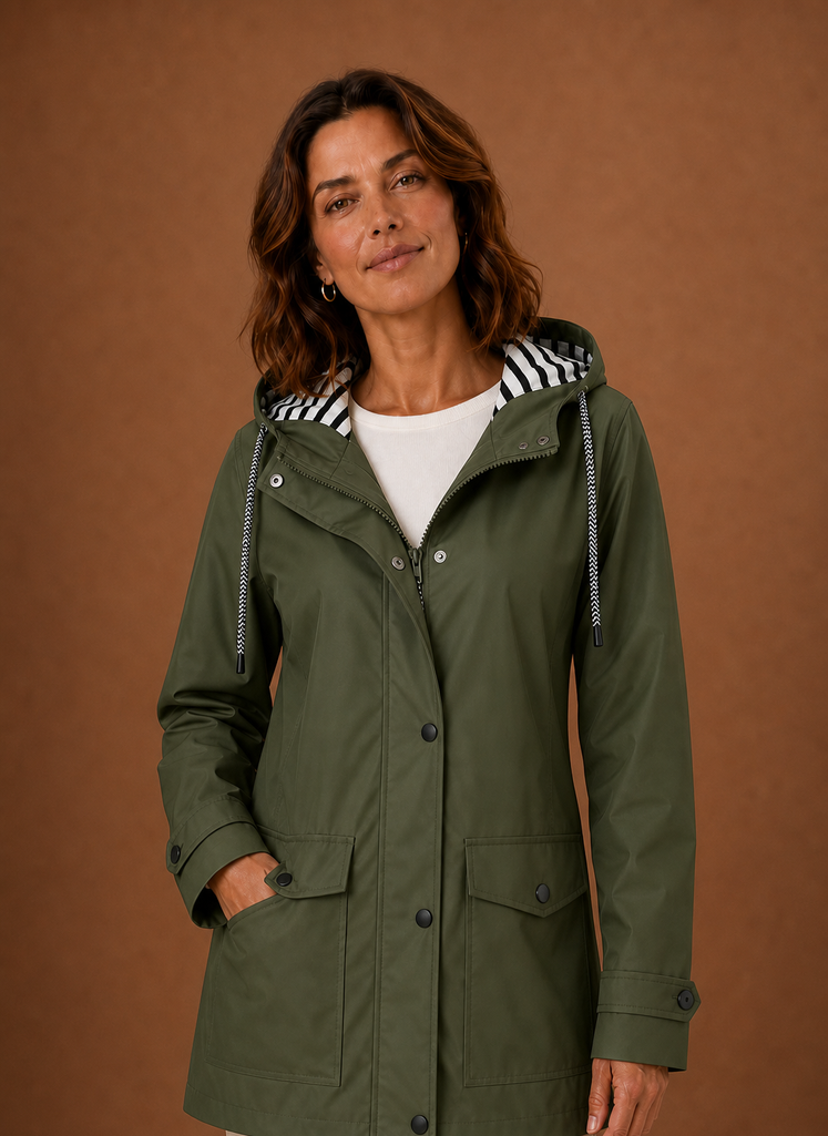 Garance – Trench à Capuche Femme Automne-Hiver