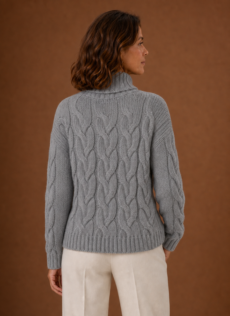 Margot – Pull Maille Torsadée Femme