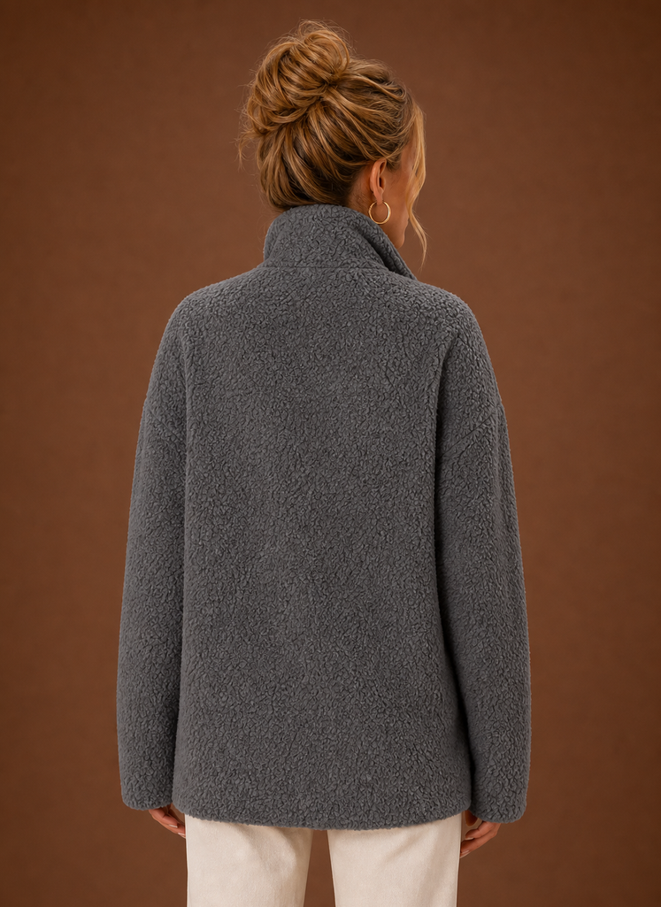 Câline – Veste Sherpa Zippée Femme