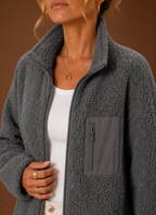 Câline – Veste Sherpa Zippée Femme