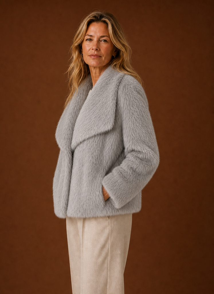Zibeline – Manteau Fausse Fourrure Femme Hiver