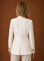 Joséphine – Blazer Long Femme Coupe Tailleur